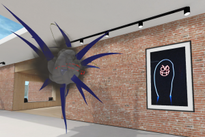 Dessin 3D avec casques VR - Lightpainting - Musée virtuel Tournée de l’ArtKaravane en Arts plastiques